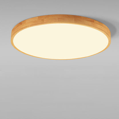 Flush Mount Ceiling Light | Nordic Solid Wood LED