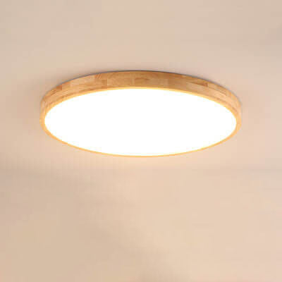 Flush Mount Ceiling Light | Nordic Solid Wood LED