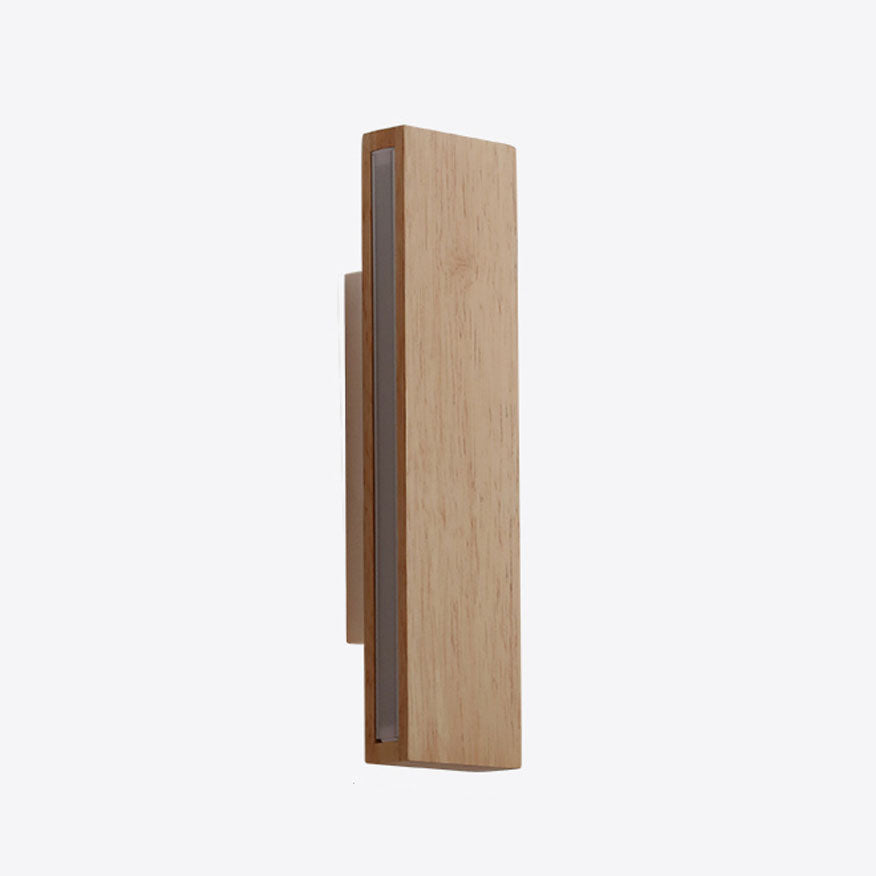 Japanese Minimalist Rectangular Flat Rotatable LED Wall Sconce Lamp
