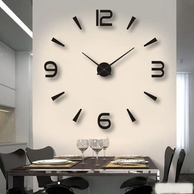 3D Wall Clock | Modern DIY Wall Decor
