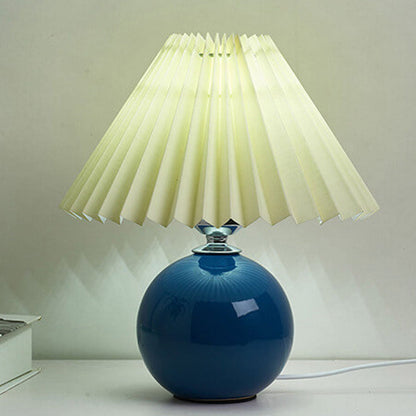 Nordic Minimalist Pleated Table Lamp