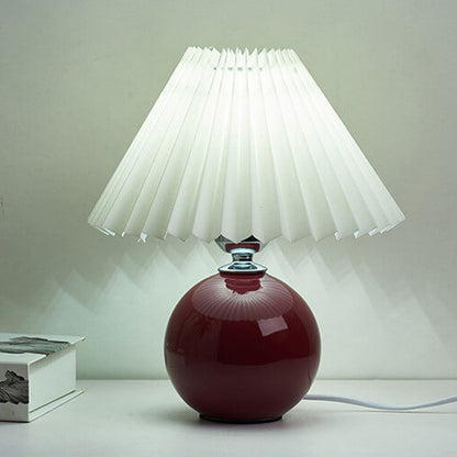 Nordic Minimalist Pleated Table Lamp