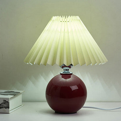 Nordic Minimalist Pleated Table Lamp
