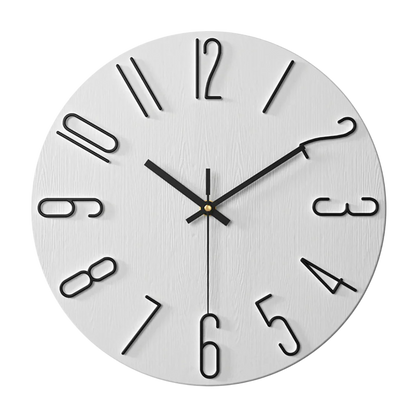 Modern Wall Clock | Minimalist Quartz For Living Room