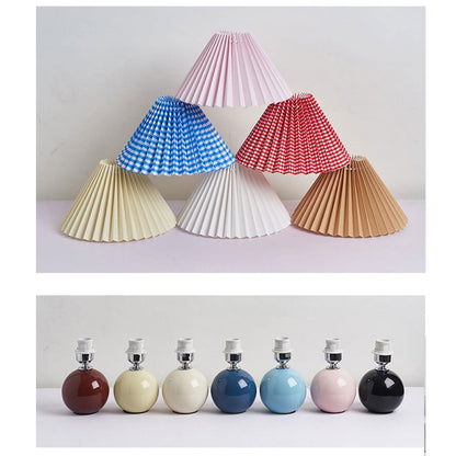 Nordic Minimalist Pleated Table Lamp