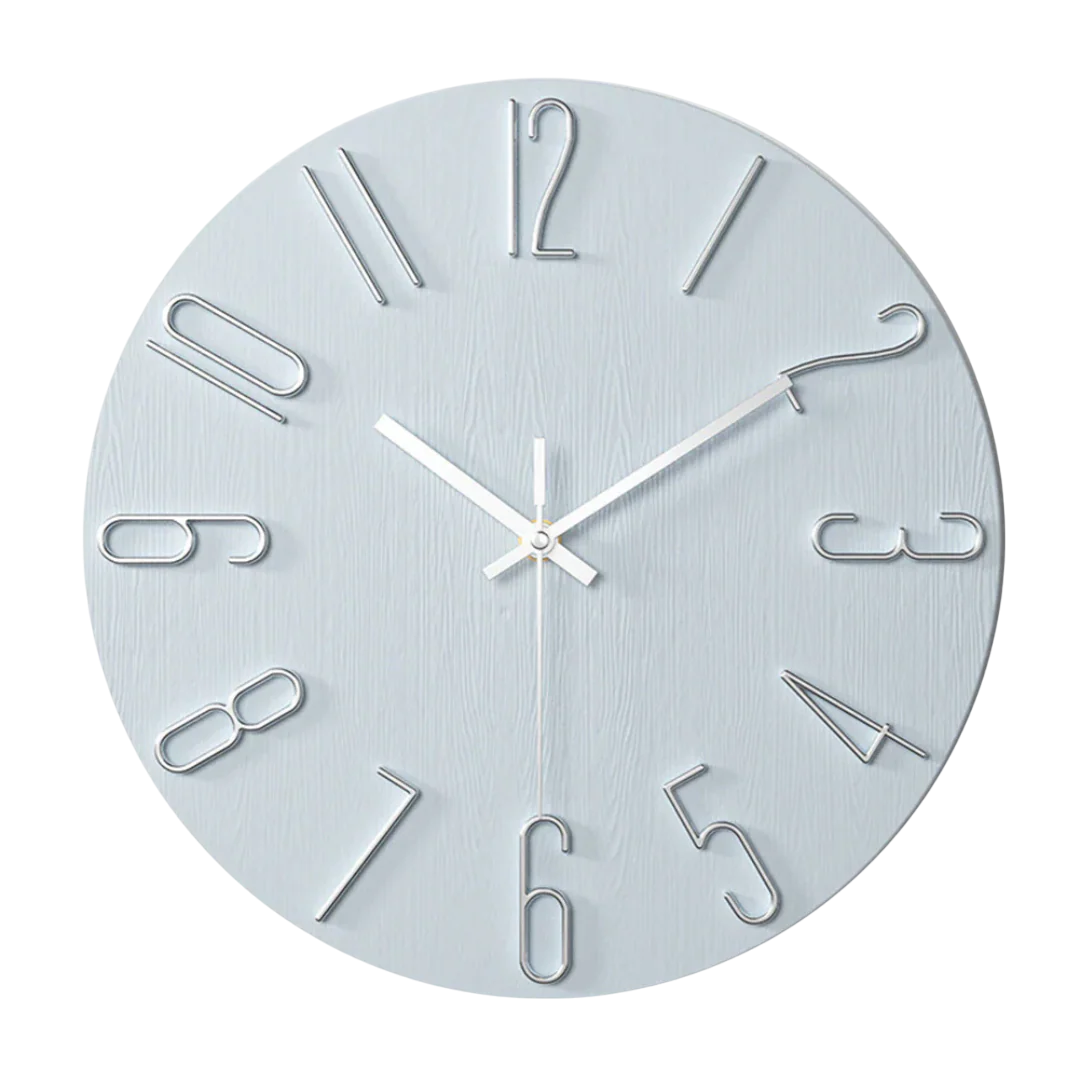 Modern Wall Clock | Minimalist Quartz For Living Room
