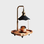 Wood Aromatherapy Candle Table Lamp