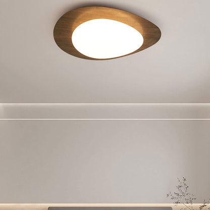 Nordic Wood LED Flush Mount Ceiling Light