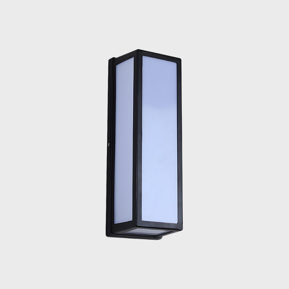 Black Outdoor LED Wall Light