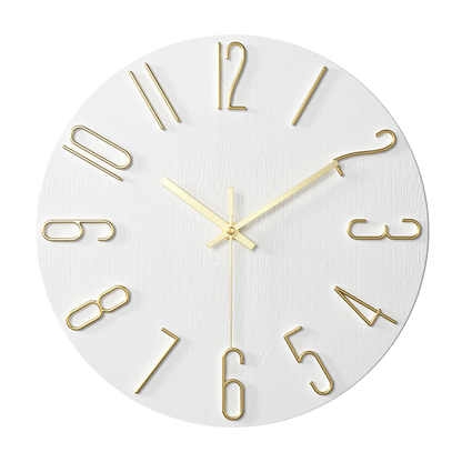 Modern Wall Clock | Minimalist Quartz For Living Room