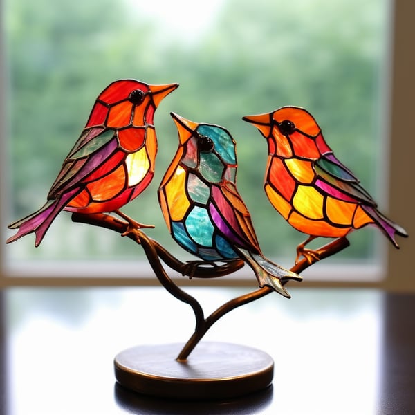 Birds Table Ornament | Decorative Sculpture