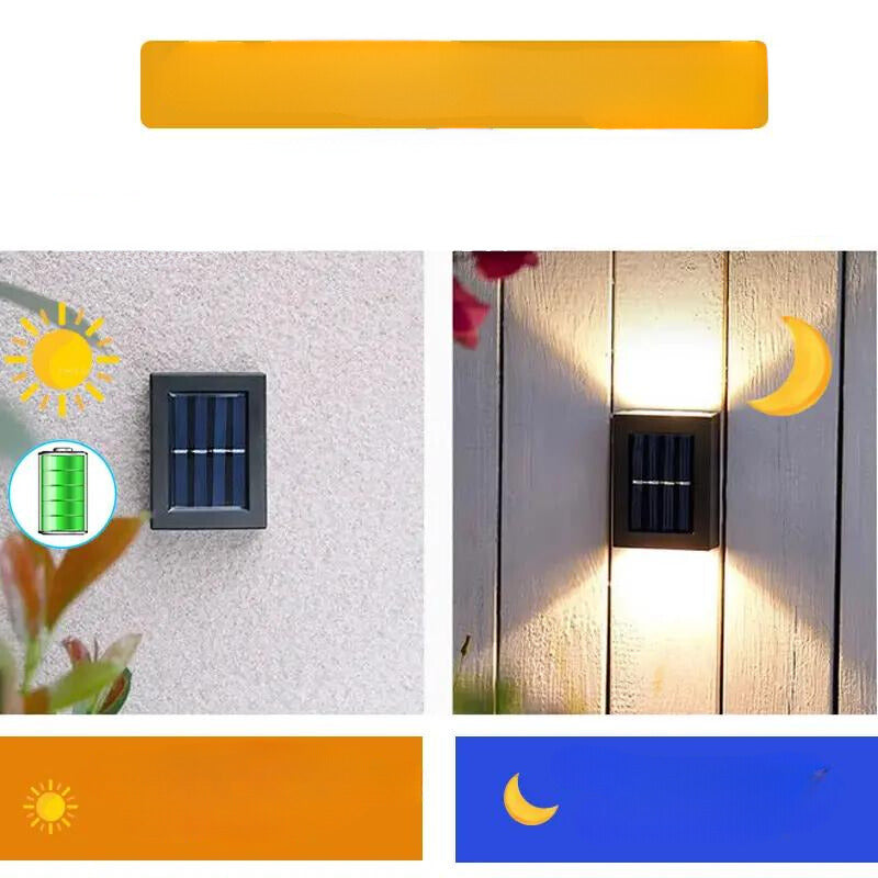 Outdoor Solar Powered Wall Lamps | Energy Efficient for Patio