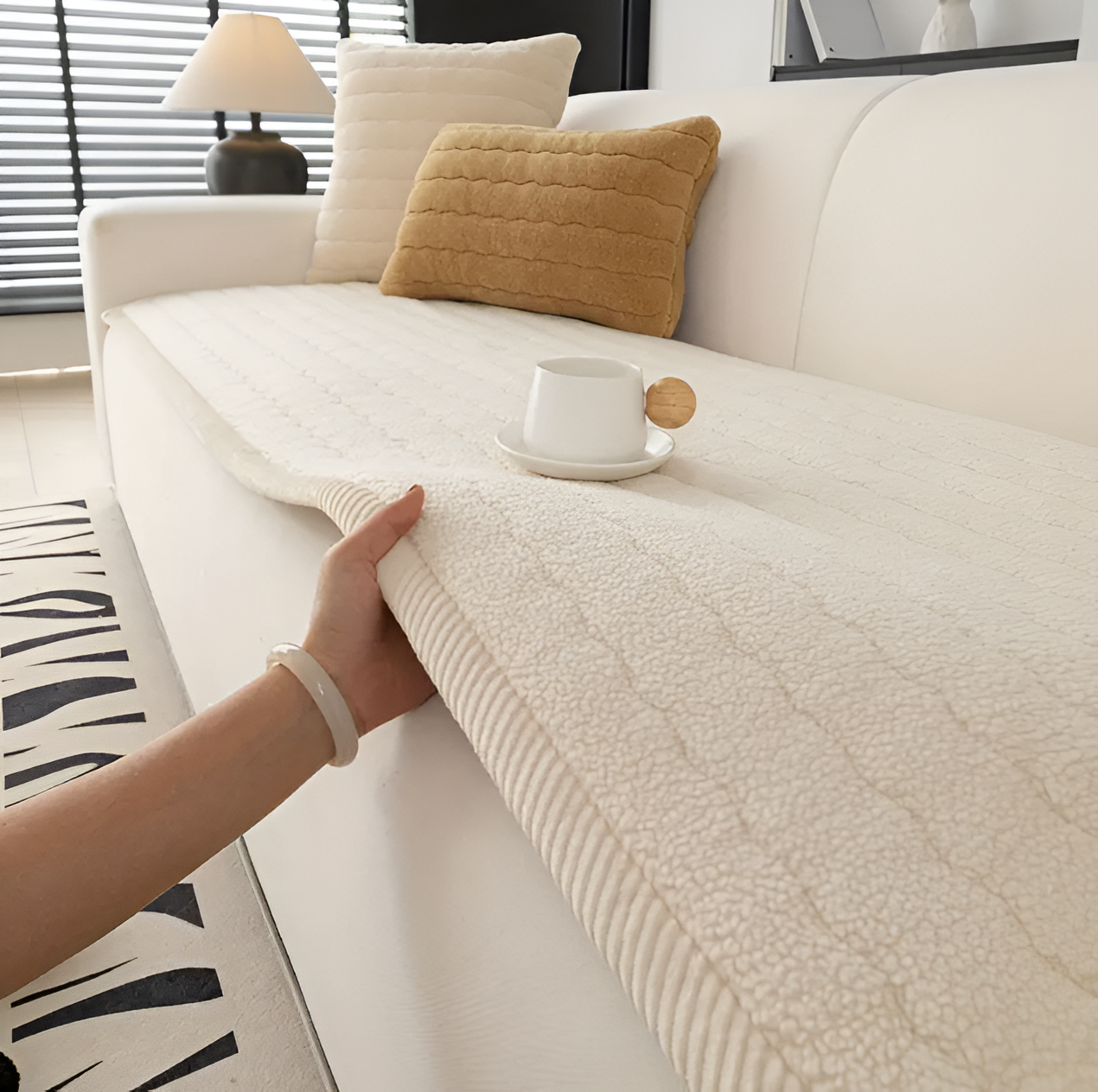 Sofa Cover | Non Slip Washable Furniture Protector For Pets And Spills