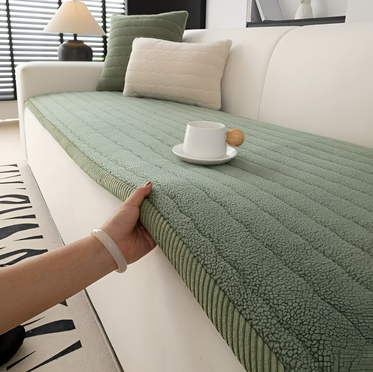 Sofa Cover | Non Slip Washable Furniture Protector For Pets And Spills