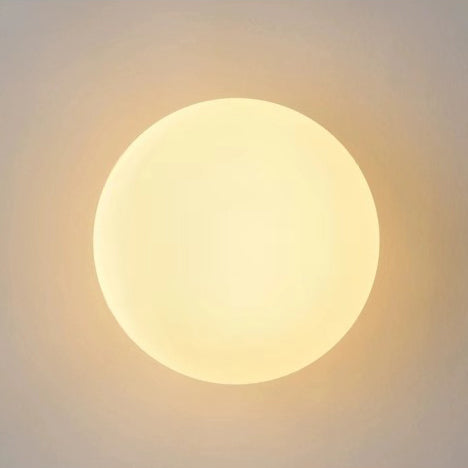 Modern Minimalist Orb Glass Wall Sconce Lamp