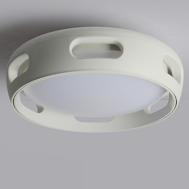 Nordic Round LED Semi-Flush Mount Ceiling Light