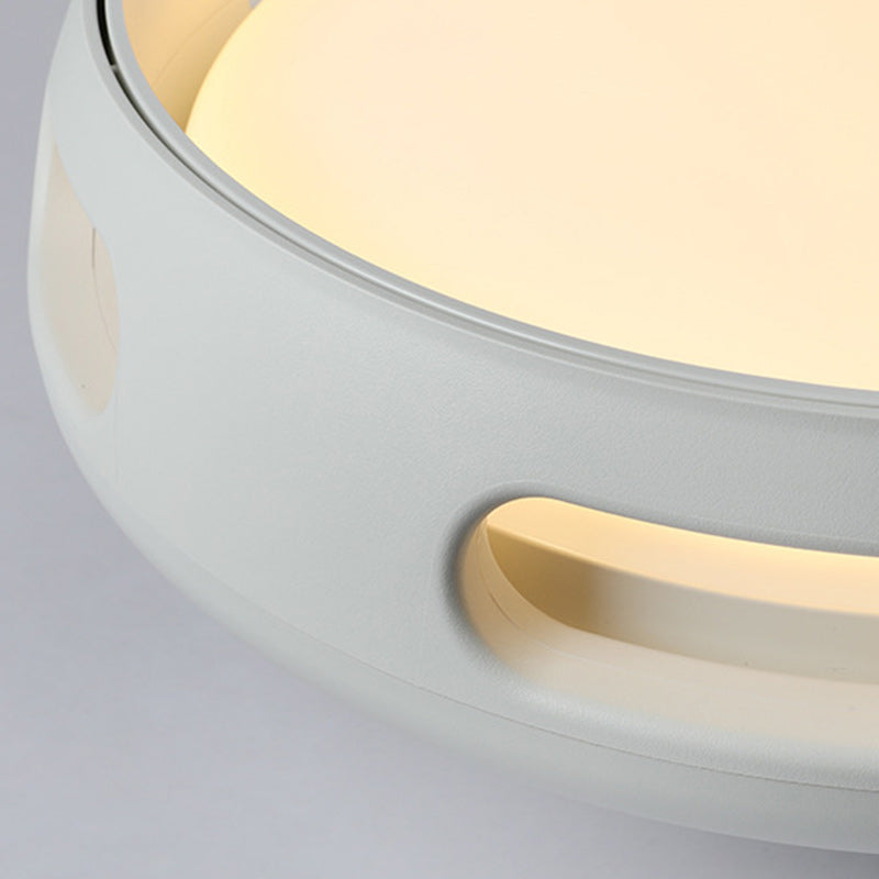 Nordic Round LED Semi-Flush Mount Ceiling Light