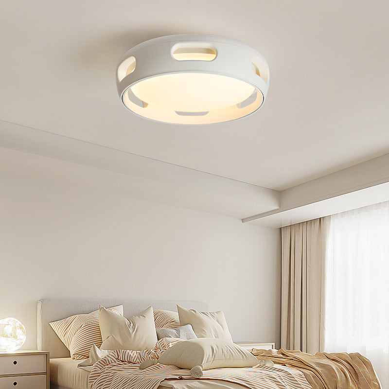 Nordic Round LED Semi-Flush Mount Ceiling Light