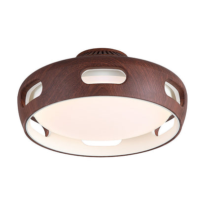 Nordic Round LED Semi-Flush Mount Ceiling Light