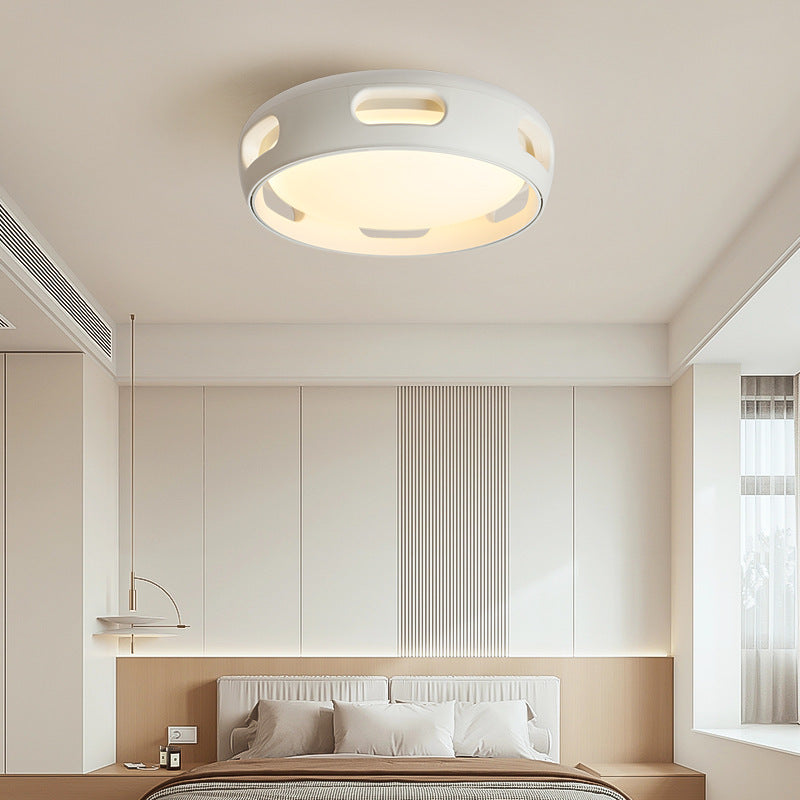 Nordic Round LED Semi-Flush Mount Ceiling Light