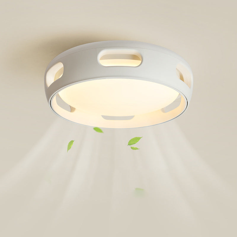 Nordic Round LED Semi-Flush Mount Ceiling Light