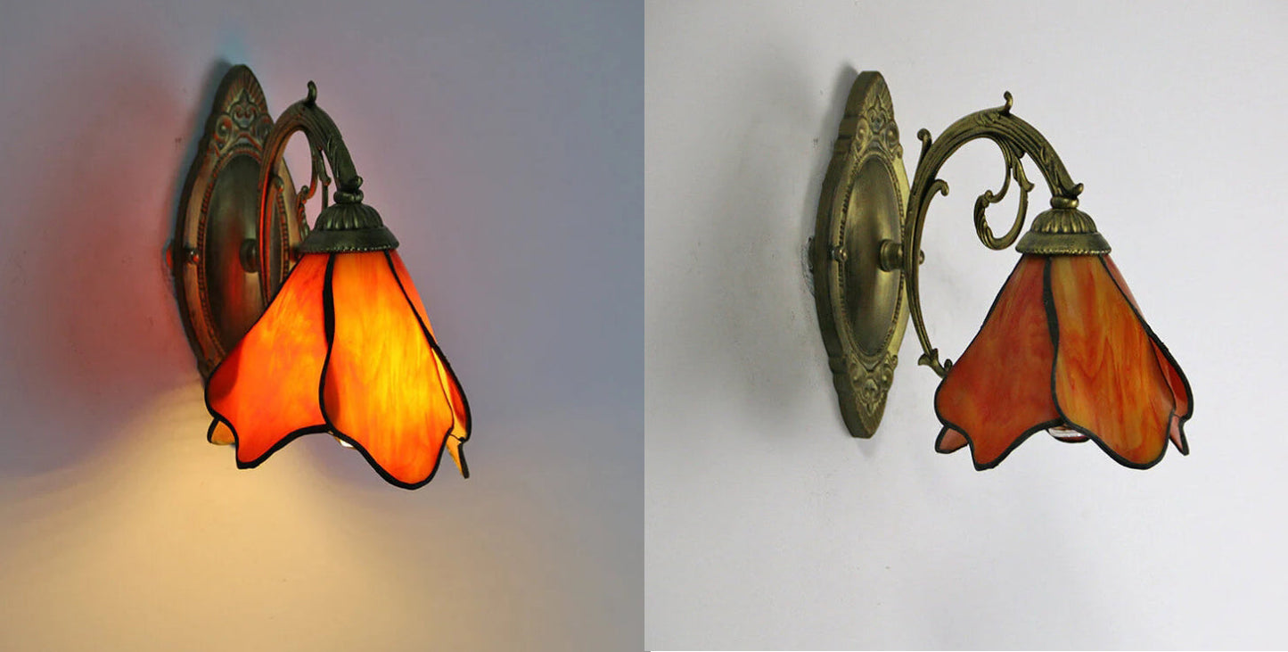 Vintage Flower Wall Sconce Lamp