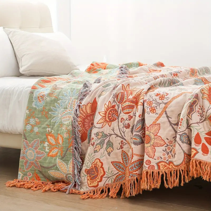 Throw Blanket | Boho Decorative Accent