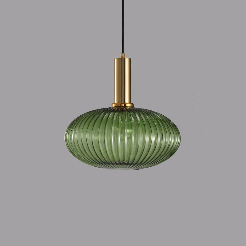 Minimalist Striped Glass Pendant Light
