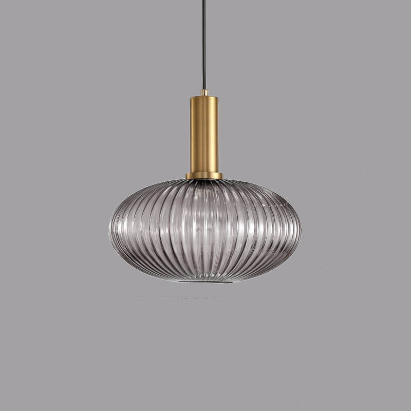 Minimalist Striped Glass Pendant Light