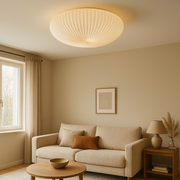 Ceiling Light | Pleated Flush Mount Soft Ambient Lighting For Bedroom Hallway Living Room