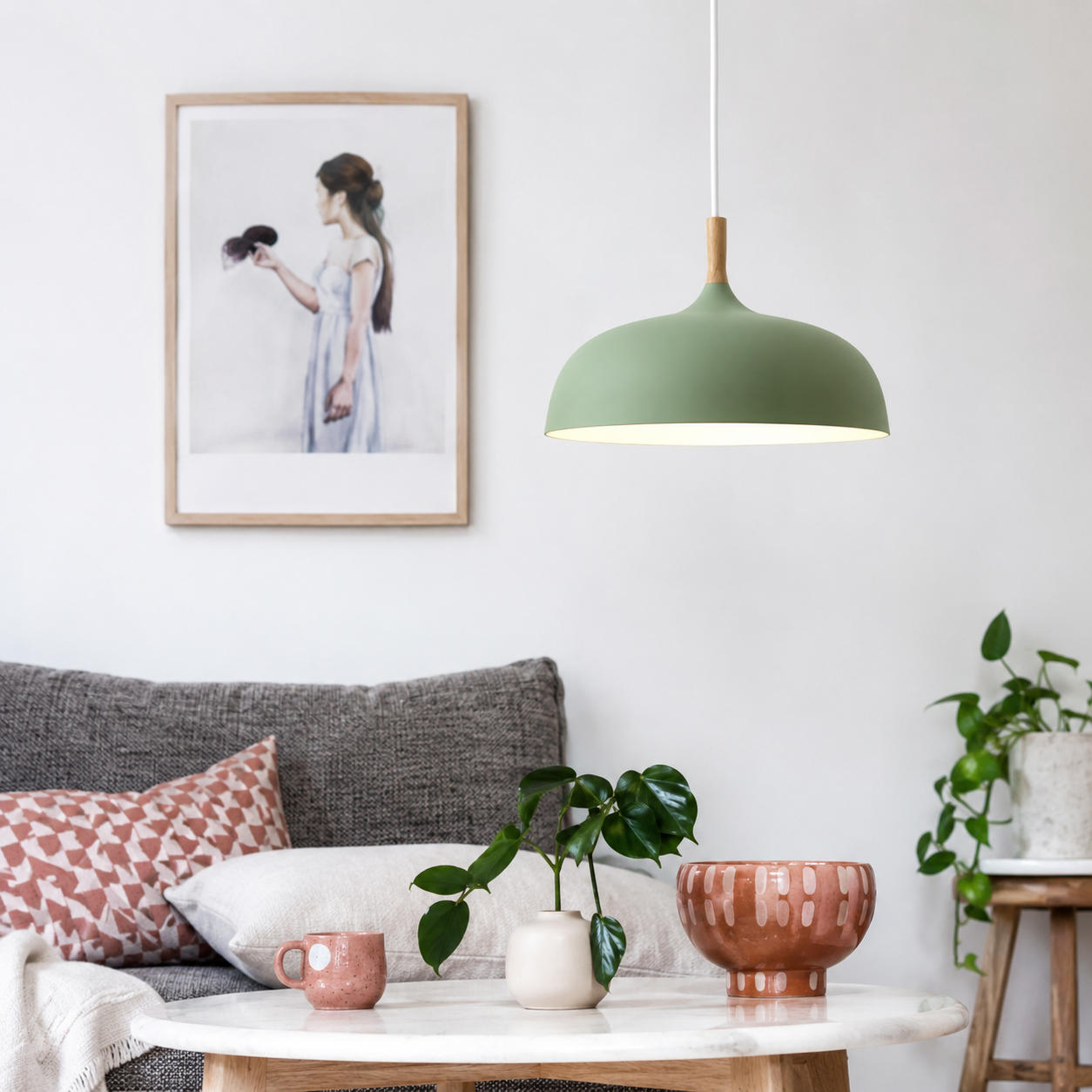 Ceiling Pendant Light | Adjustable Height Focused Downlighting