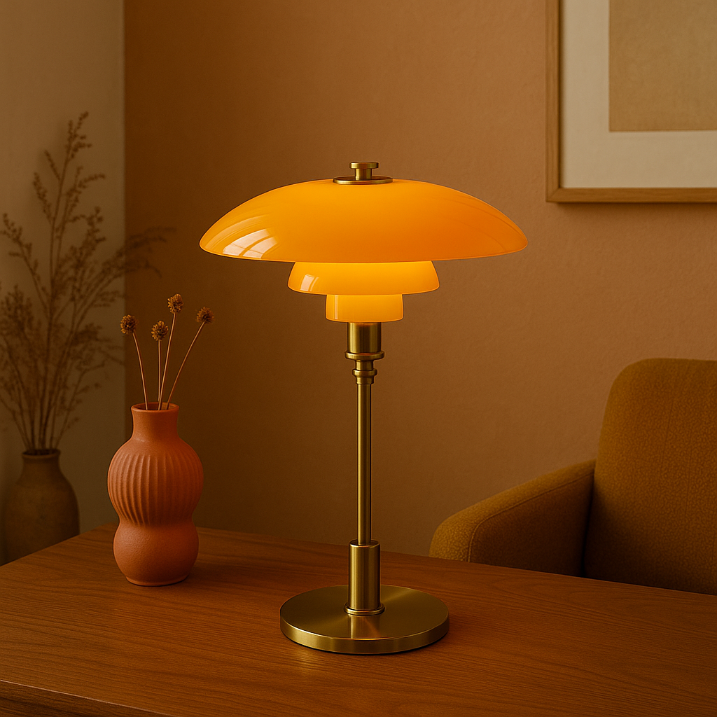 Table Lamp | Dimmable Warm Ambient Lighting For Bedroom Living Room Reading
