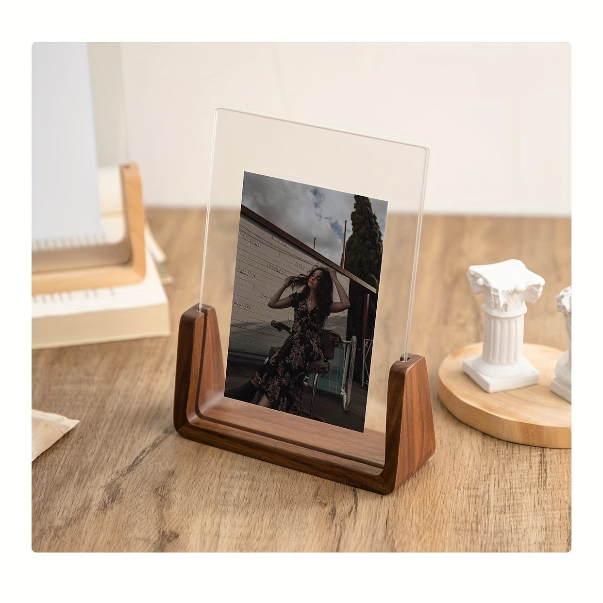 Photo Frame | Freestanding Tabletop Display Horizontal Or Vertical