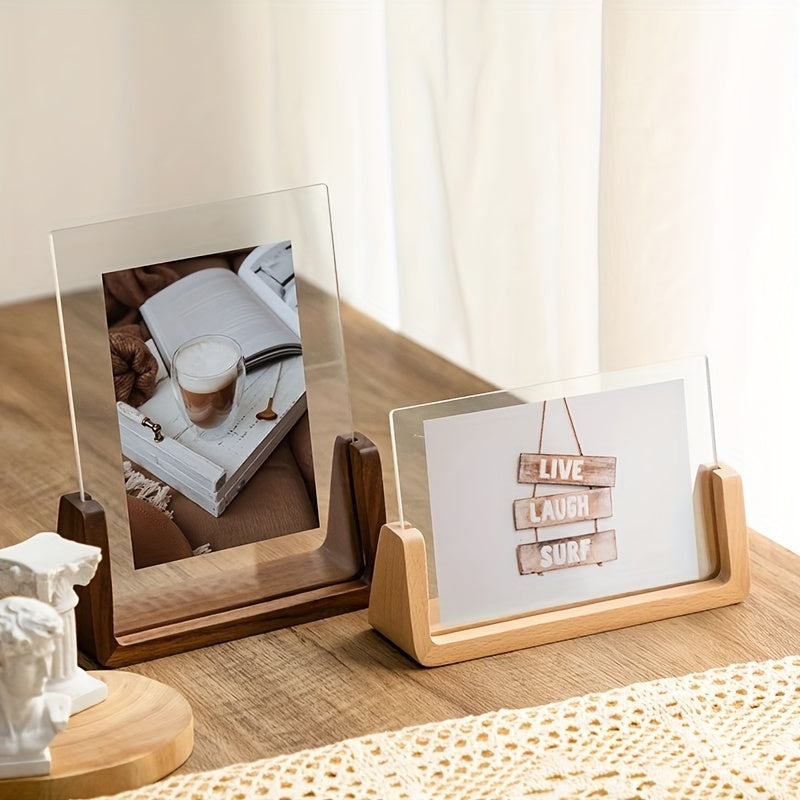 Photo Frame | Freestanding Tabletop Display Horizontal Or Vertical