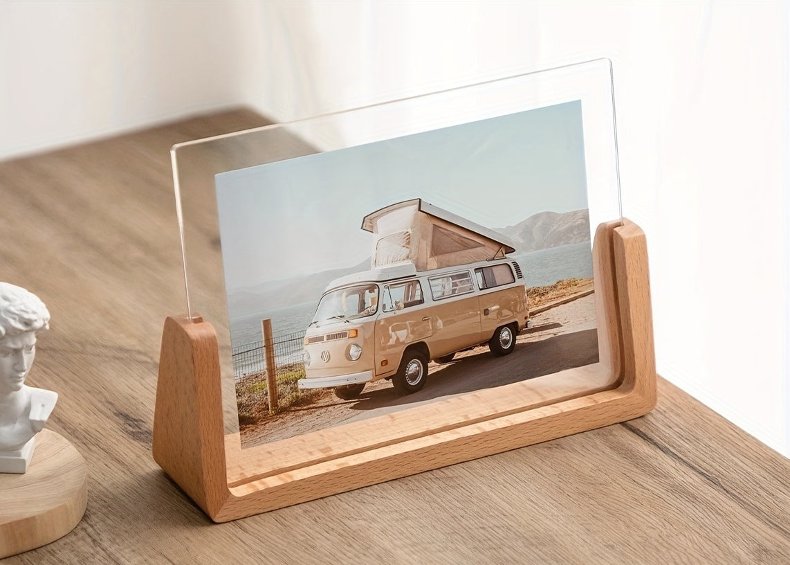 Photo Frame | Freestanding Tabletop Display Horizontal Or Vertical