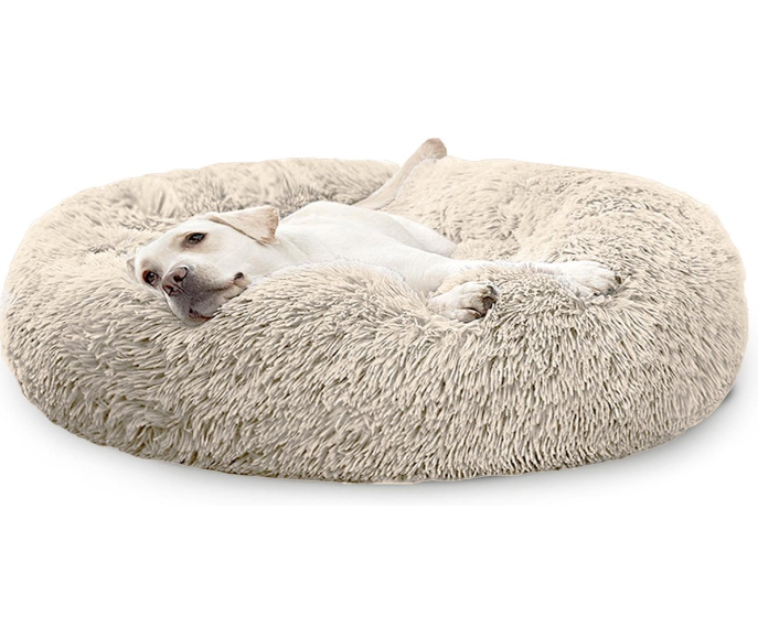 Calming Donut Pet Bed | Round Dog And Cat Bed For Small To Large Pets