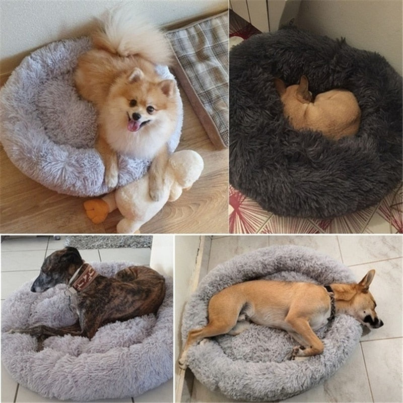 Calming Donut Pet Bed | Round Dog And Cat Bed For Small To Large Pets