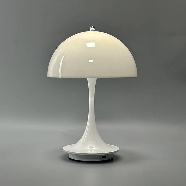 Cordless Mushroom Table Lamp | Rechargeable Portable Lighting