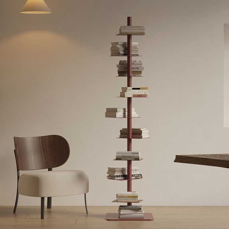 Modern Spiral Bookshelf Corner Storage Rack