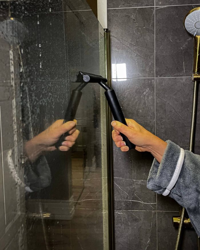 Telescopic Shower Squeegee | Extendable Bathroom Glass Cleaner