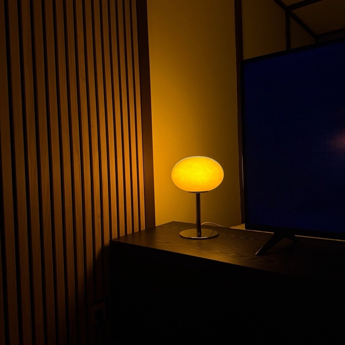 Modern Globe Table Lamp | Bedside Lighting