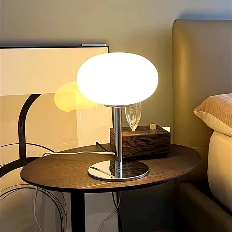 Modern Globe Table Lamp | Bedside Lighting