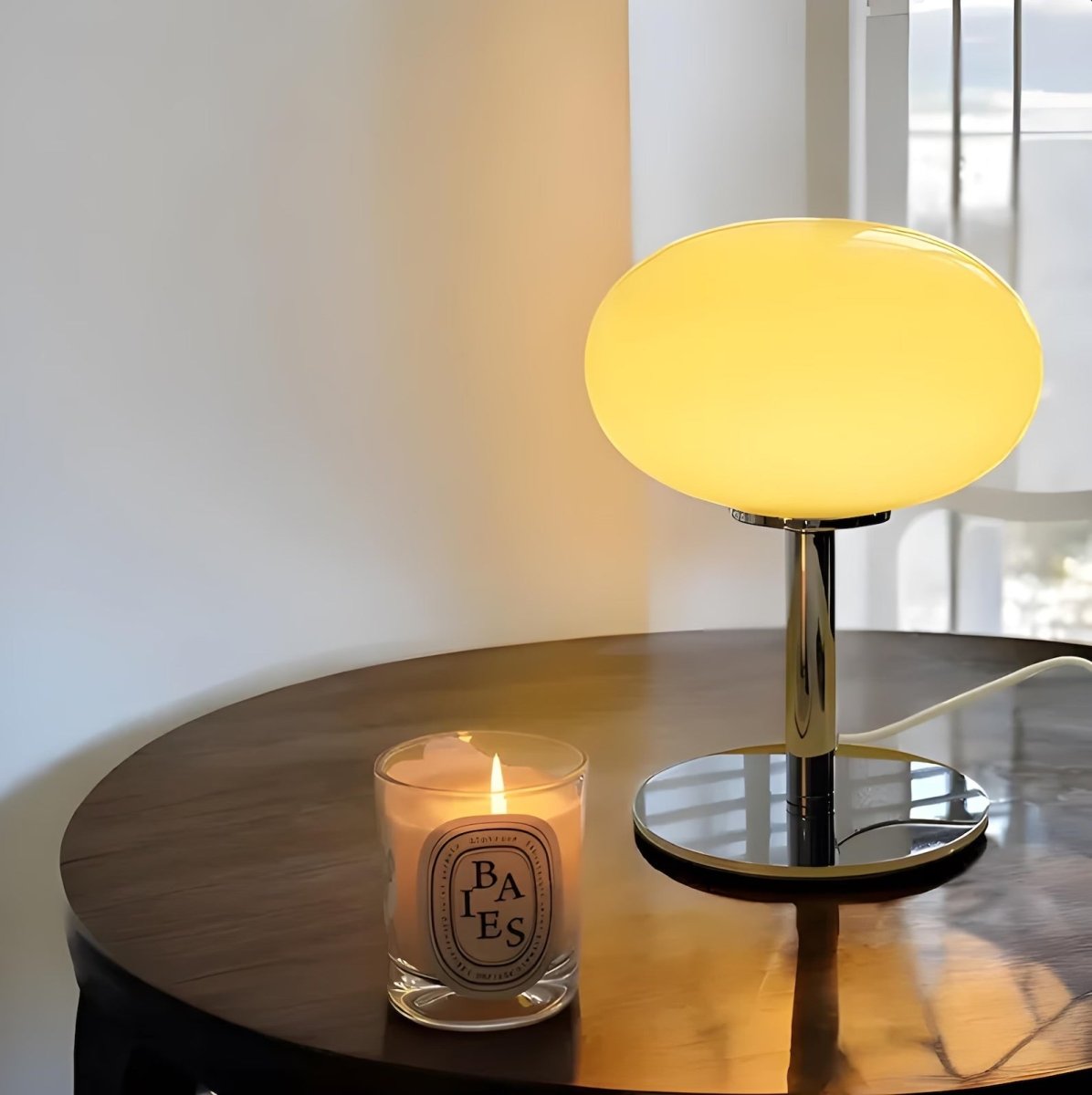 Modern Globe Table Lamp | Bedside Lighting