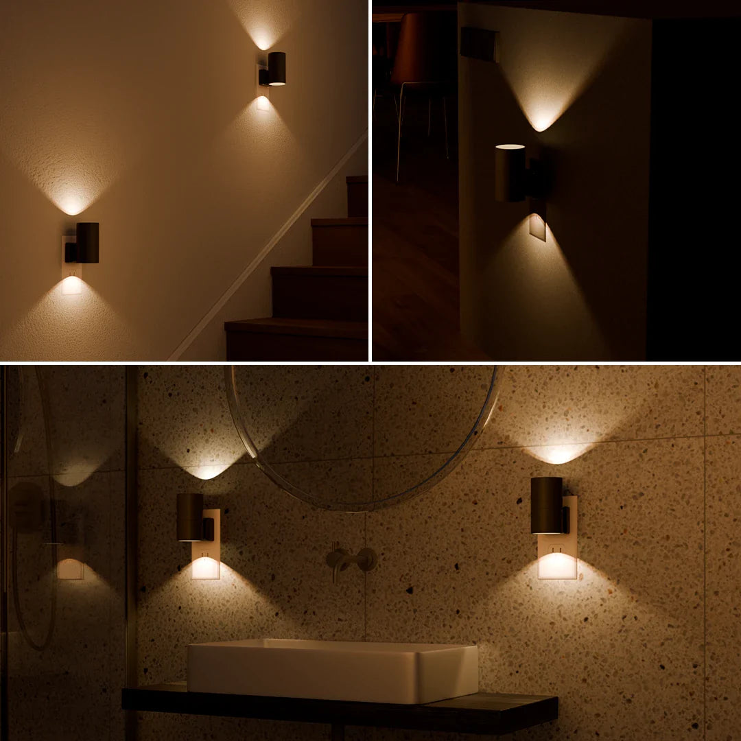 Modern Up Down Wall Light | Soft Ambient Lighting For Hallway Bedroom Stairway