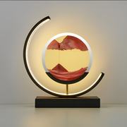 Rechargeable Sand Art Table Lamp | Dimmable Ambient Light
