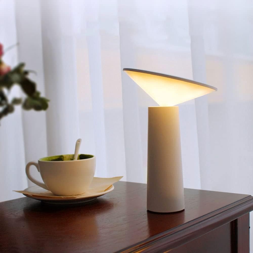 Rechargeable Adjustable Table Lamp | Dimmable Bedside Desk Lighting