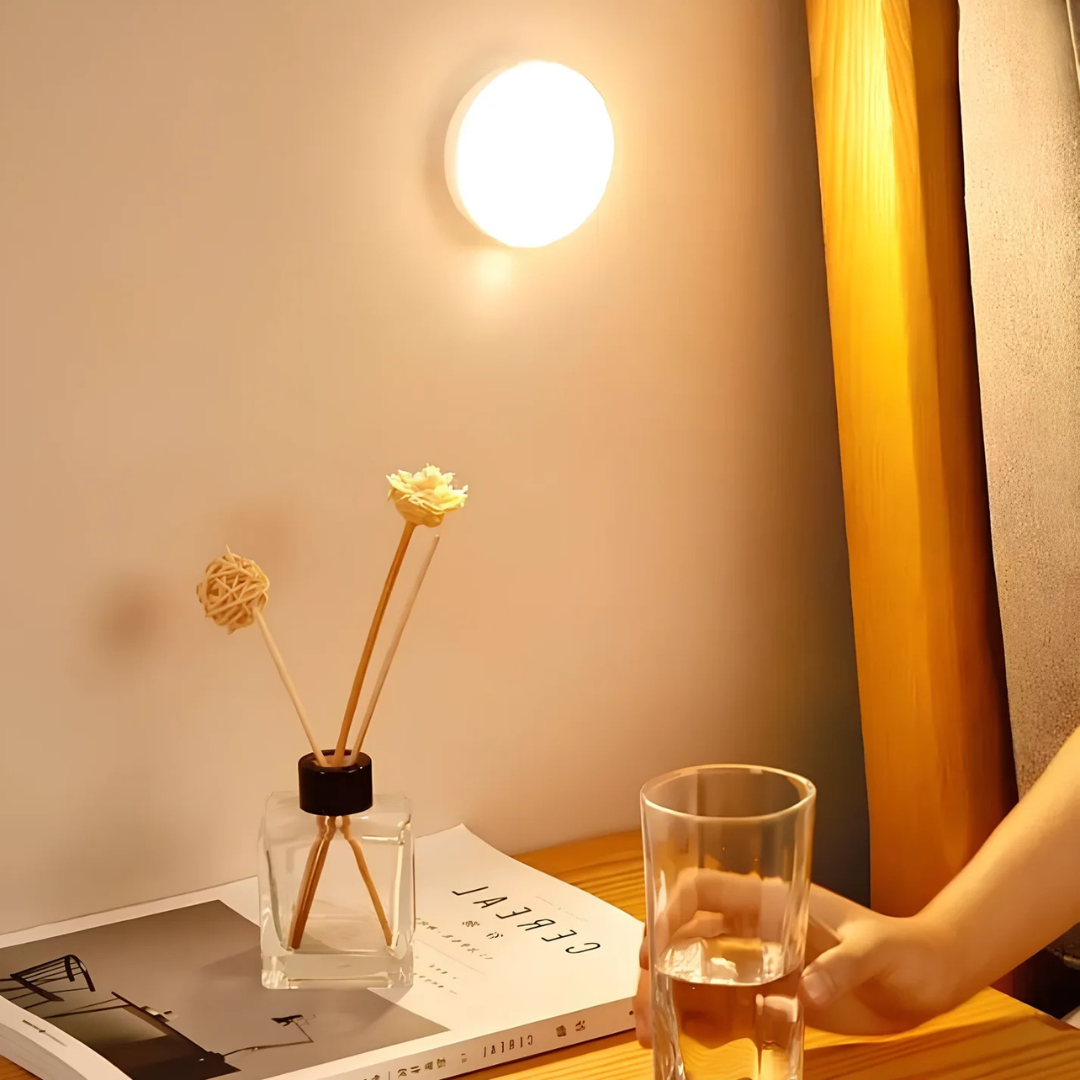Wireless Motion Sensor LED Light | Dimmable Stick On Night Light
