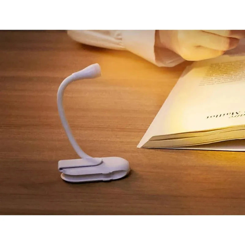 Wireless LED Reading Lamp | Clip On Reading Light Flexible Battery Powered