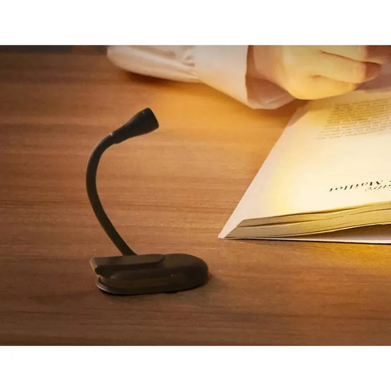 Wireless LED Reading Lamp | Clip On Reading Light Flexible Battery Powered