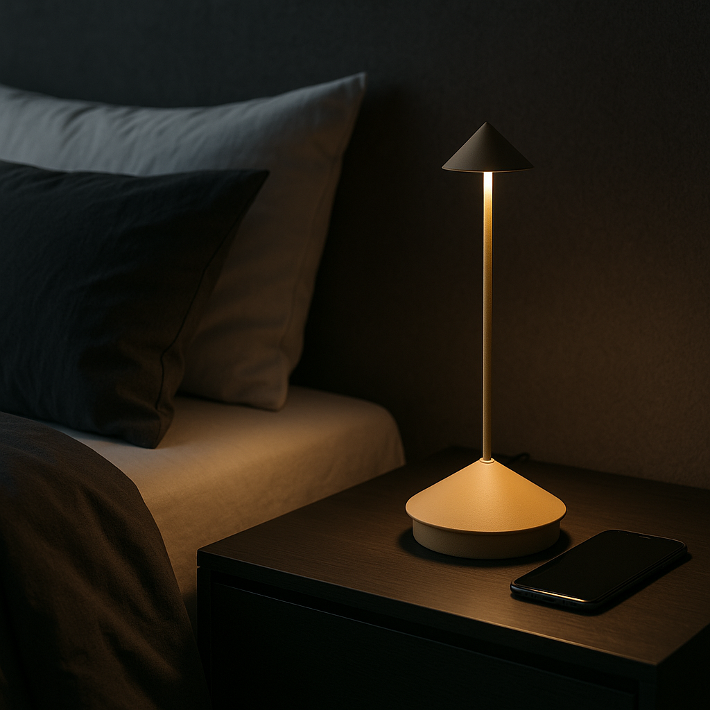 Rechargeable Cordless Table Lamp | Dimmable Touch Light For Indoor And Outdoor